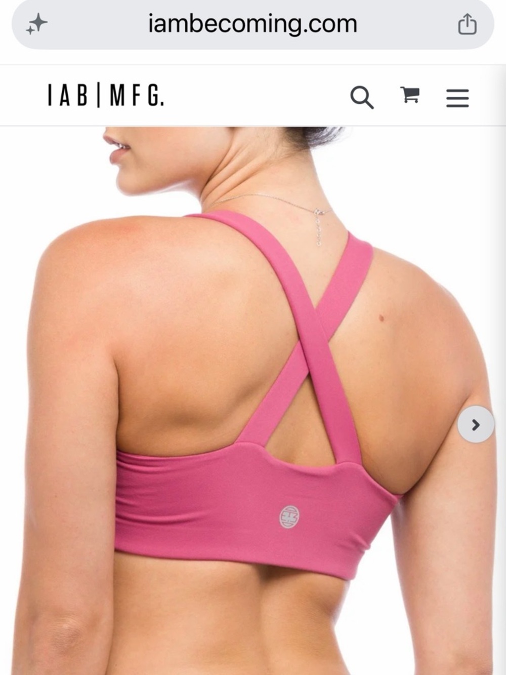 IAB I Am Becoming Sports Bra Bundle- Black, Dusty Rose, Teal & Magenta - Picture 6 of 7
